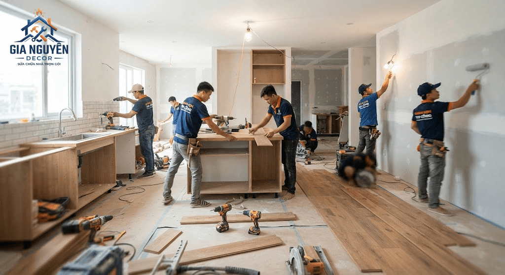 Sửa nhà nhanh — Gia Nguyên Decor, sửa chữa nhà tại TP.HCM