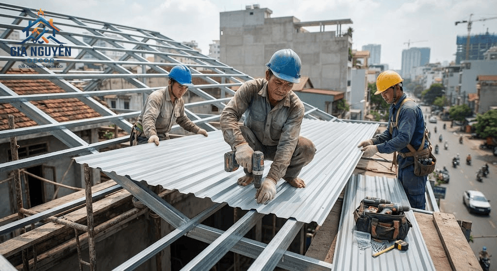 Thi công sắt thép — Gia Nguyên Decor, sửa chữa nhà tại TP.HCM